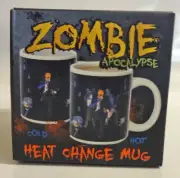 Zombie Apocalypse Heat Change Mug Paladone 10 oz. NEW Ceramic Cup Free Shipping