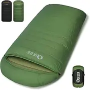 QEZER XXL Down Sleeping Bag 3-4 Seasons Extra Large Sleeping Bag 230 cm x 100 cm, Lightweight and Warm Down Sleeping Bag Suitable for Adults Outdoor Camping, Hiking and Backpacking