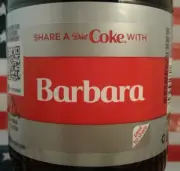 Share A Coke With Barbara 2018 Limited Edition Diet Coca Cola Bottle