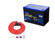 Adventure Kings 12V 100Ah Lithium Battery + 25A Wiring Kit