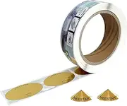 Disposable Sun Bed UV Protection Tanning Eye Gold Sticker Cones Roll-100 Pairs