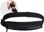 Slim Running Belt Fanny Pack Men Women, Phone Holder Running Water Resiatant Adj