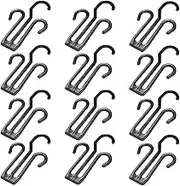 HOLIDYOYO Shoe Drying Rack Hooks 50pcs Slippers Storage Socks Hanger Lightweight Portable for Home Travel Wardrobes