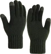 [Ymomode] Winter Gloves for Men - Women Upgraded Touch Screen Cold Weather Thermal Warm Knit Glove