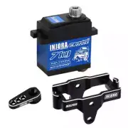 INJORA 7KG Servo INJS2065 with Mount and Servo Horn for TRX4M TRX4MT 1/18 RC ...