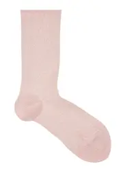 Falke Shiny Metallic-weave Socks - Light Pink 2 (IT39 - 42 / M)