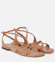 [Jimmy Choo] Jimmy Choo Ayla suede sandals AU 8.5 brown