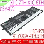 LENOVO THINKPAD X1 YOGA 4TH GEN 電池(原廠)-聯想 L18M4P72,L18C4P71,L18L4P71,SB10K97642,02DL004