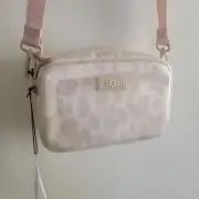 UGG Janey II Clear Faux Fur Pink Leopard Cheetah Print NWT