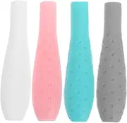 KAILIKETIY 4pcs Ergonomic Silicone Grip Sleeves for Non Slip Protective Cover Comfortable Stylus Holder Easy to Install Enhanced Control for Writing and Drawing