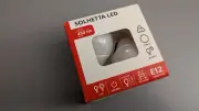 2-PACK - Ikea SOLHETTA LED Bulb E12 450 Lumen 2700 K, Globe Opal 2.8 W - NEW