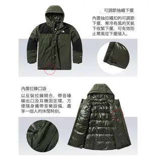 【The North Face 美國】男 GORE-TEX 羽絨外套 三色 鵝絨填充 北臉防水外套 北面外套 46GH