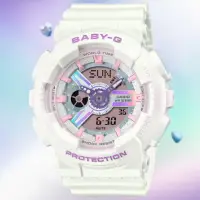 在飛比找momo購物網優惠-【CASIO 卡西歐】BABY-G 未來風設計 夢幻色彩雙顯