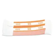 Pap-R Products 400050 50 in Dollar Bills Currency Straps - Orange (1000/PK) New