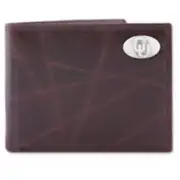 ZeppelinProducts UOK-IWT1-WRNK-BRW Oklahoma Passcase Wrinkle Leather Wallet