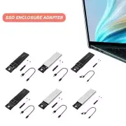 M.2 NVMe SATA USB C 3.2 Adapter Externes SSD Gehäuse Case für M /M+B Key 2024 us