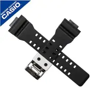 Genuine Casio Watch Strap Band for GA-100BW GA-110BW GA 100BW 110BW 100 BW BLACK