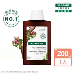 【KLORANE 蔻蘿蘭官方直營】任選洗髮精200ml 2入(養髮/護色/控油/舒敏/澎鬆/涼感)