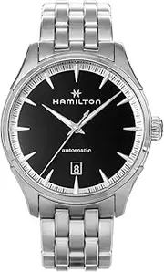 HAMILTON(ハミルトン) Jazzmaster H32475130 Men's Watch, Silver, Black