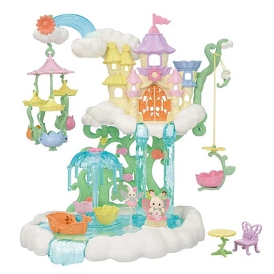 Calico Critters Dream-Colored Fairy Castle in the Sky - Sylvanian Families