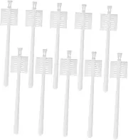 VALICLUD 10pcs Nylon Cleaning Brush: Soy Milk Maker Clean Brush Soft Reusable Cup Scrubber for Household Coffee Grinders Milk Frothers Machines