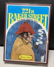 Vntg 1977 221B Baker Street The Master Detective Board Game Sherlock Holmes NOS
