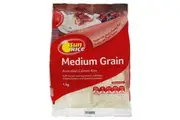 Sunrice White Rice Calrose Medium Grain 1kg