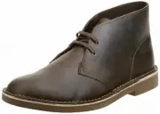 Brand New! Clarks Bushacre 2 Chukka Boots, Beeswax Leather, Mens Size 7