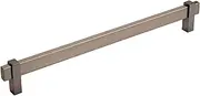 [Amerock] Cabinet Pull | Black Brushed Nickel/Black Nickel | 10-1/16 inch (256 mm) Center to Center | Mulino | 1 Pack | Drawer Pull | Drawer Handle | Cabinet Hardware