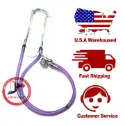 US SELLER Sprague Rappaport Medical Nurse Professional Stethoscope Clear Purple