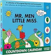The original Mr. Men & Little Miss countdown Calendar 2024 Collectible Cartoon Toys for Boys and Girls, 12 Figurines + 12 COOL gifts! Ages 3+ 24 Pieces