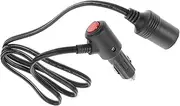 LOORGVEL Durable Car Cigarette Lighter Extension Cord Reliable Power Supply for Electronics Chargers User Friendly Design for Enhanced Usability