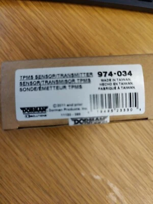 Dorman 974-034 Tire Pressure Monitoring System Sensor-TPMS Sensor