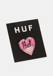 [HUF] Plastic Heart Enamel Pin