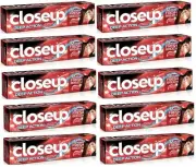 10 x 150g (1.5kg) Close Up Toothpaste Deep Action Clean-12 Hours Fresh Breathe