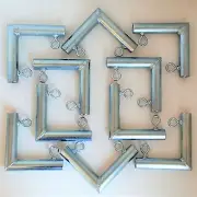 10pc 2 way L Shape Corner Canopy Fitting Patio Garden Carport (FWFL) 1 5/8" Pipe