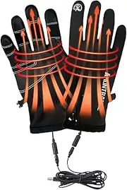 Winter Rechargeable Gloves - USB Fast Heating Gloves Multipurpose Mittens | Windproof Gloves Hand Warmers for Riding, Jogging, Skiing, Walking, Fishing, Driving Cenrf