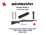 CUSTOM BUFFER + TG PINS + TD SCREW COMBO (2 SETS) FOR RUGER 10/22 - FAST TRACKED