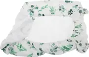 Abaodam Changing Pad Cover for Boys Removable Washable Diaper Pad Sheet for Home Nursery Daycare with Leaf Fleece Design Shower Present