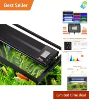 IP68 Water-Resistant Full Spectrum LED Aquarium Light with Sunrise/Sunset Modes