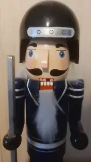 HOCKEY PLAYER Nutcracker Hockey Puck HOCKEY STICK