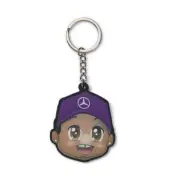Mercedes AMG Petronas Lewis Hamilton Caricature Keyring