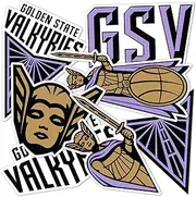 Desert Cactus Golden State Valkyries Sticker WNBA Women's National Basketball Association Officially Licensed Vinyl Decal Laptop Water Bottle Car Scrapbook (Type 2-4)