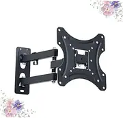 TEHAUX Adjustable LCD Tv Bracket Rotatable with Spirit Level Durable Construction for LED LCD Screens Easy Installation and Use for Household Setup