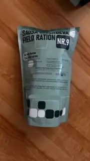 Latvian military army mre ration pack tactical meals ready to eat
