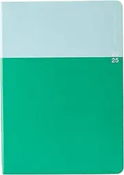 Any Day Now - 2025 Weekly Planner - A5 - Sky and Green