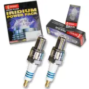 2 pc Denso Iridium Power Spark Plug for Arctic Cat Wildcat 650 1990 Tune Up bi