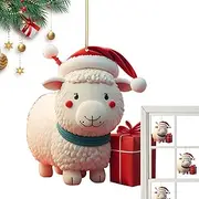 Christmas Animal Ornament - Acrylic Christmas Animal Ornaments | Family Christmas Tree Decor Christmas Decorations Animals