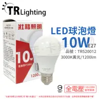 在飛比找momo購物網優惠-【TRUNK壯格】6入組 LED 10W 3000K 黃光 