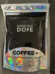 Everyday Dose Mushroom Coffee Grass-Fed Collagen, Chaga, Lions Mane & L-Theanine